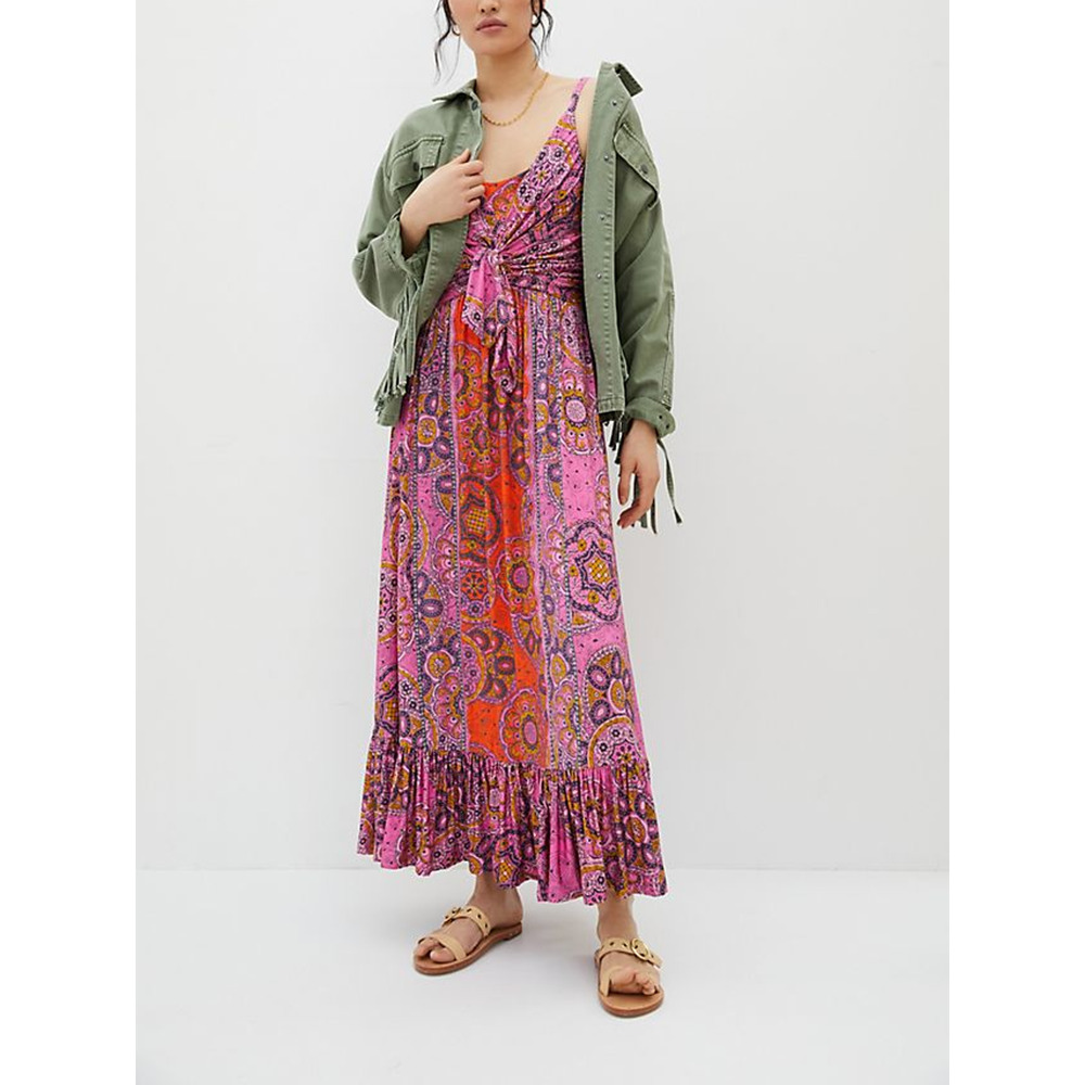 Anthropologie 'Knit' Pink Midi Dress Size S